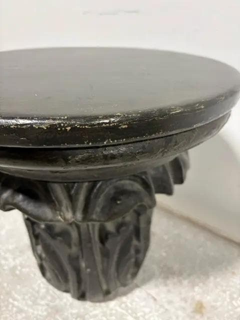 Carved Wooden Pedestal - Thumbnail 2