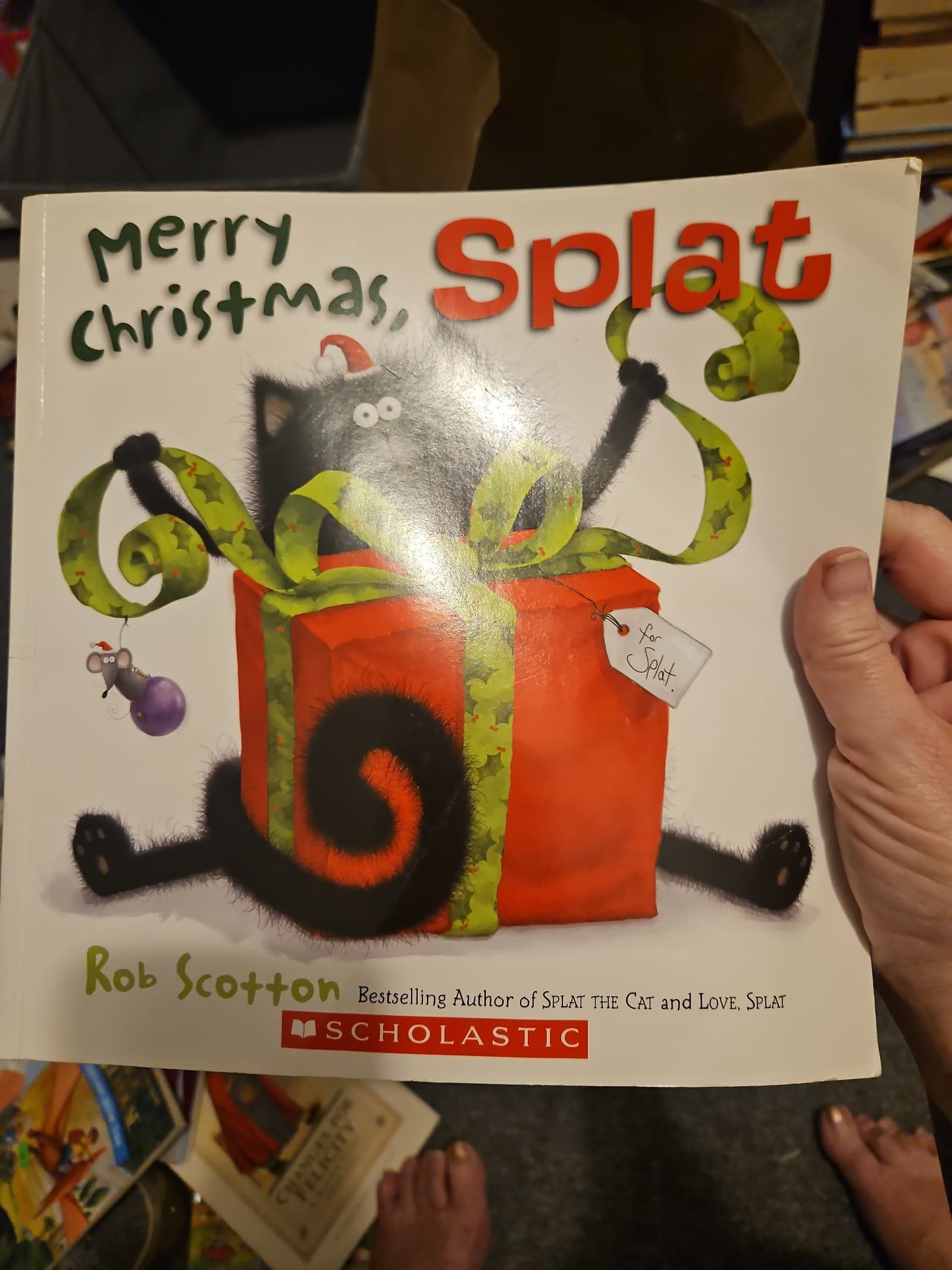 Merry Christmas, Splat. Rob Scotton. Buy 3 book listings, get 1 free - Image 1