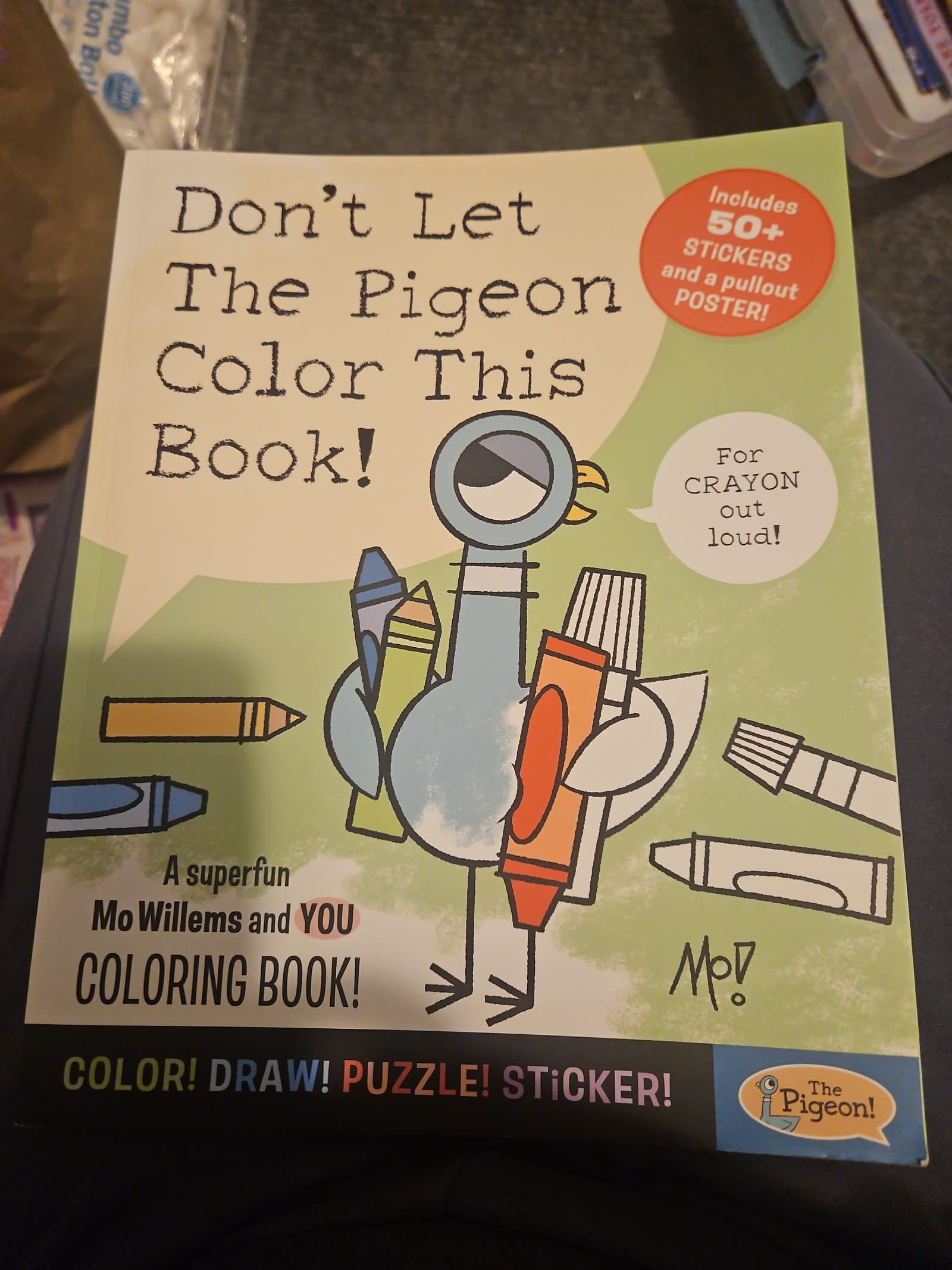 Don't let the pigeon color this book.. Buy 3 book listings, get 1 free - Image 1