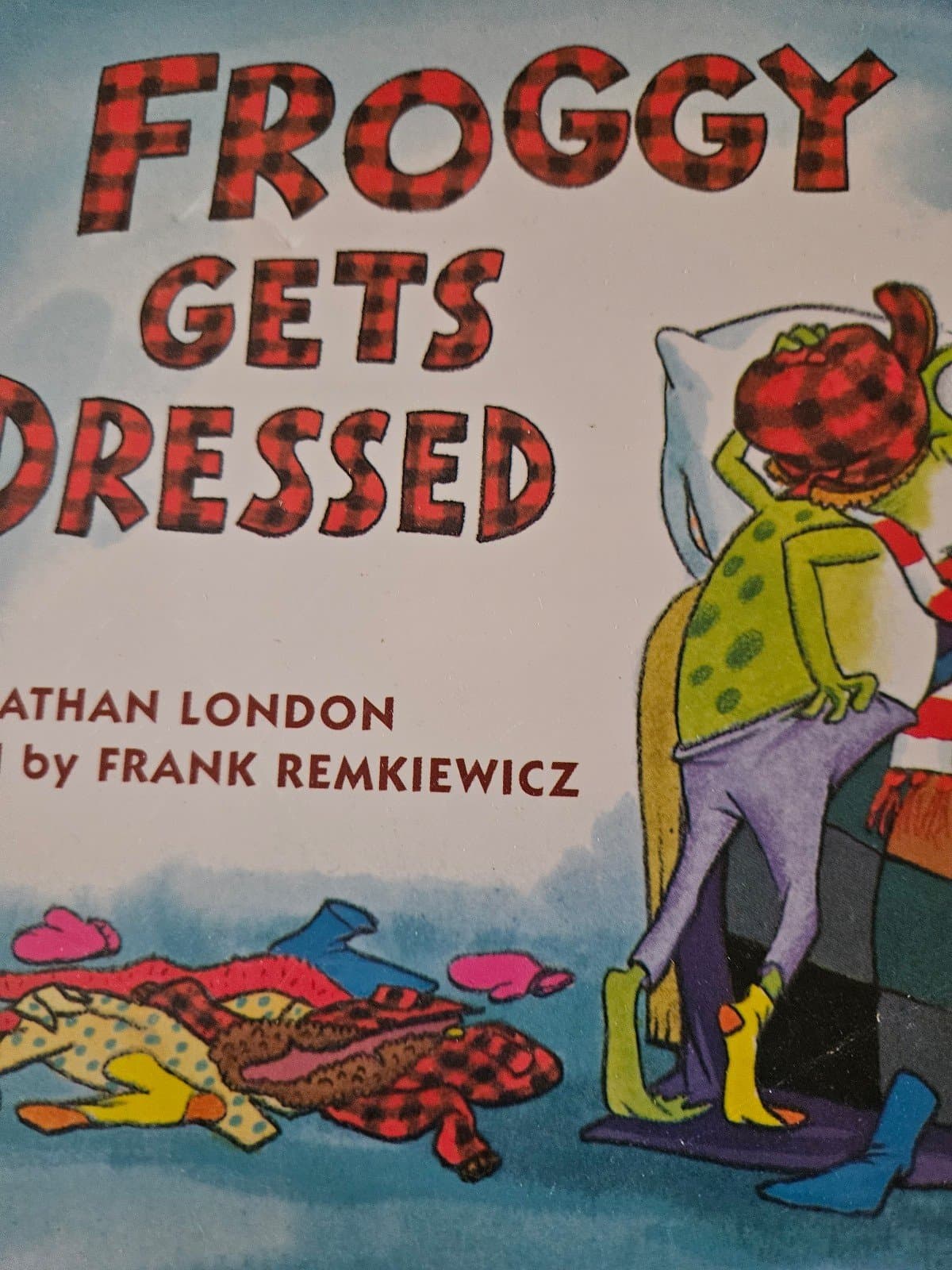 Froggy gets dressed. Buy 3 get 1 free - Image 1