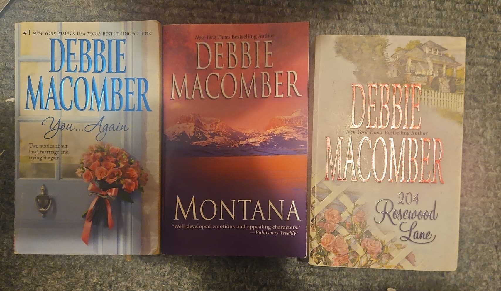3 Debbie Macomber books. Buy 3 book listings, get 1 free - Image 1