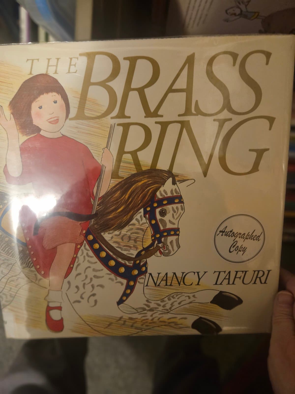 The brass ring. Buy 3 book listings, get 1 free. Autographed by author - Image 1