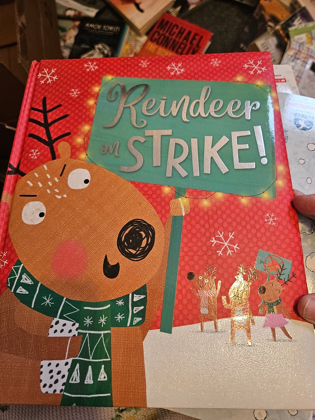 Reindeer on strike! Hardcover. Buy 3 books, get 1 free - Image 1
