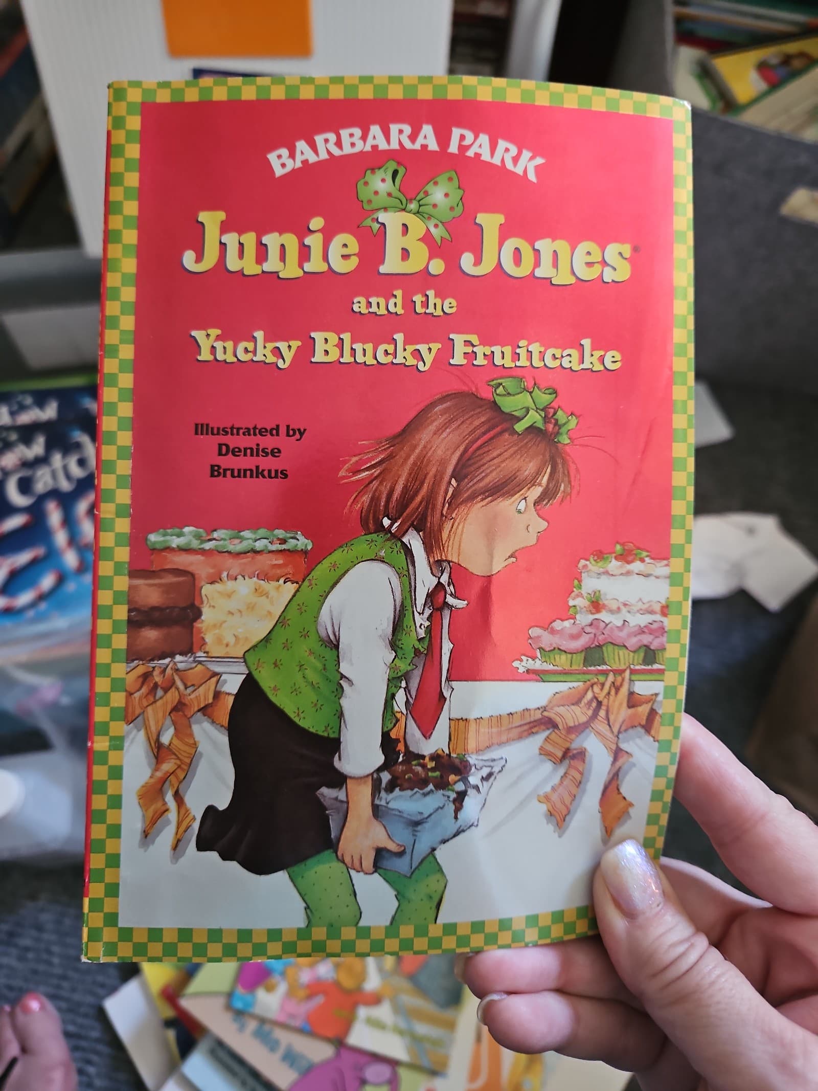 Junie b. Jones and the yucky blucky fruitcake. Buy 3 get 1 free - Image 1