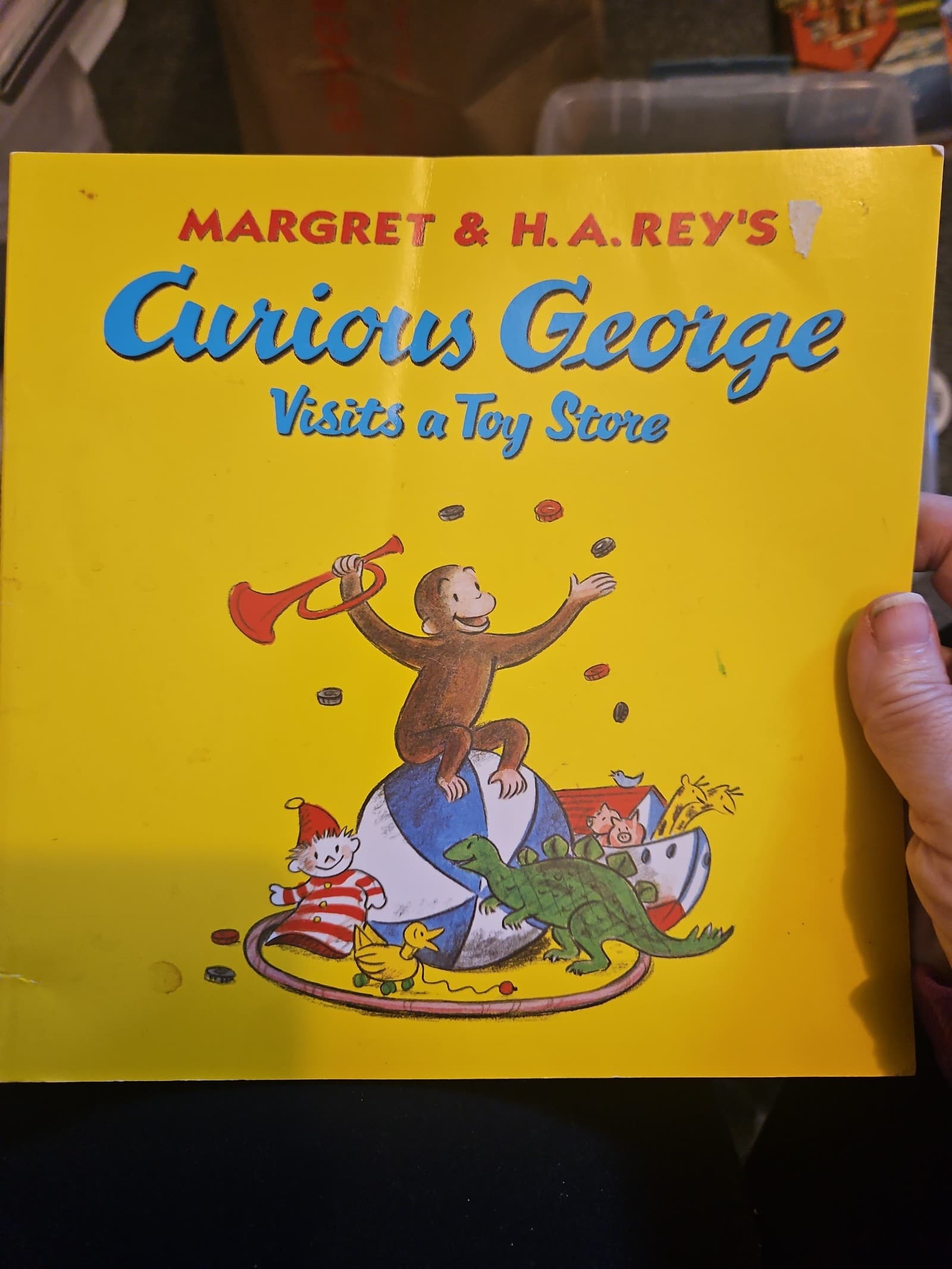 Curious George visits the toy store. Buy 3 book listings, get 1 free - Image 1