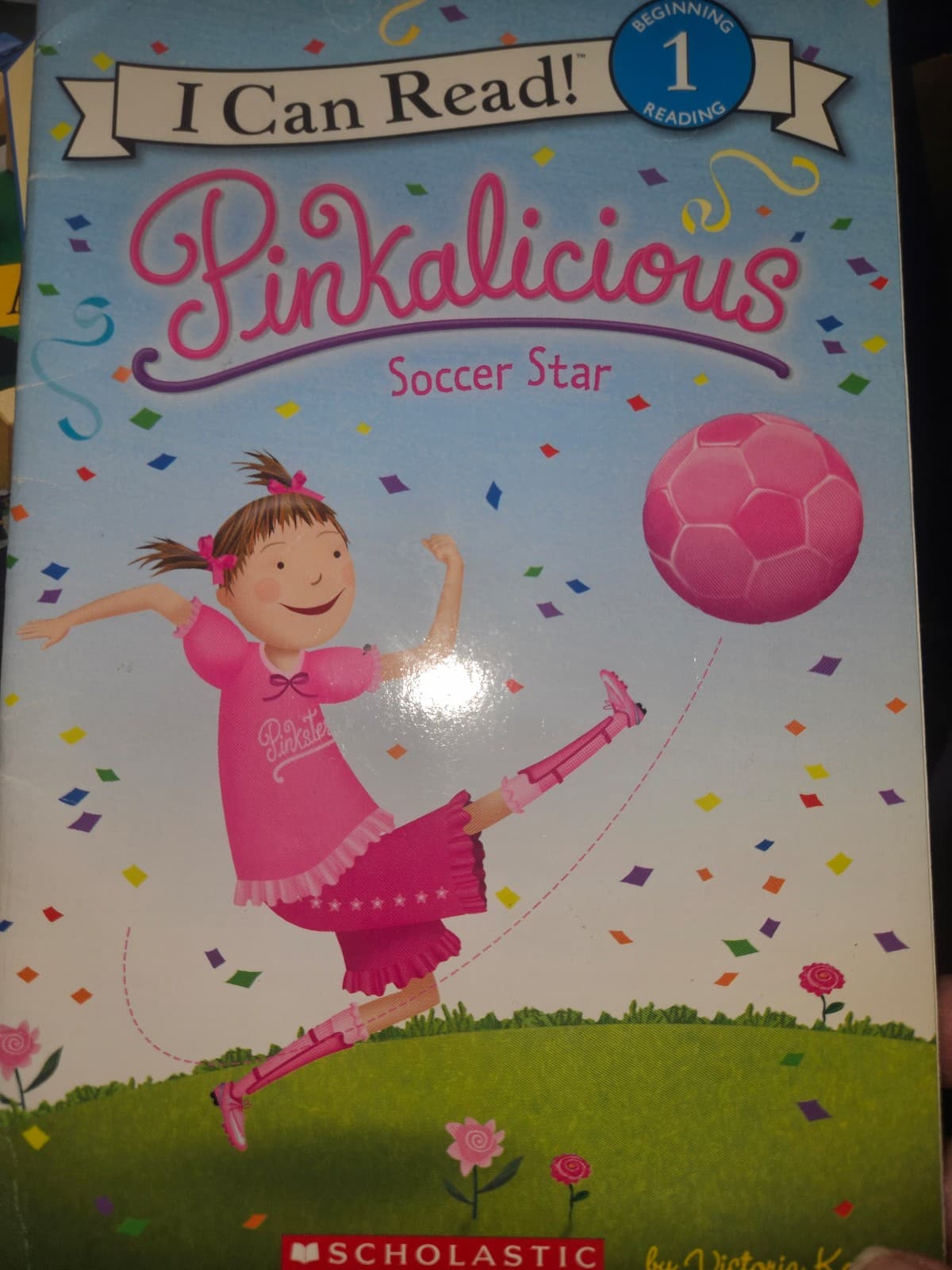 Book. Pinkalicious. Soccer star. Buy 3 book listings, get 1 free - Image 1