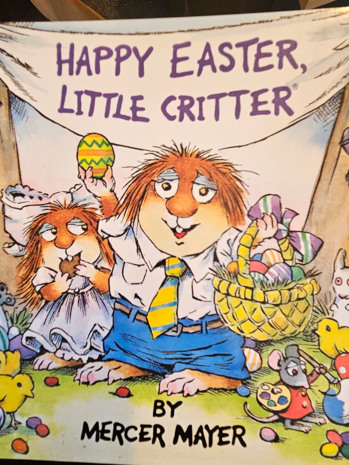 Happy Easter little critter. Mercer Mayer. Buy 3 book listings, get 1 free - Image 1