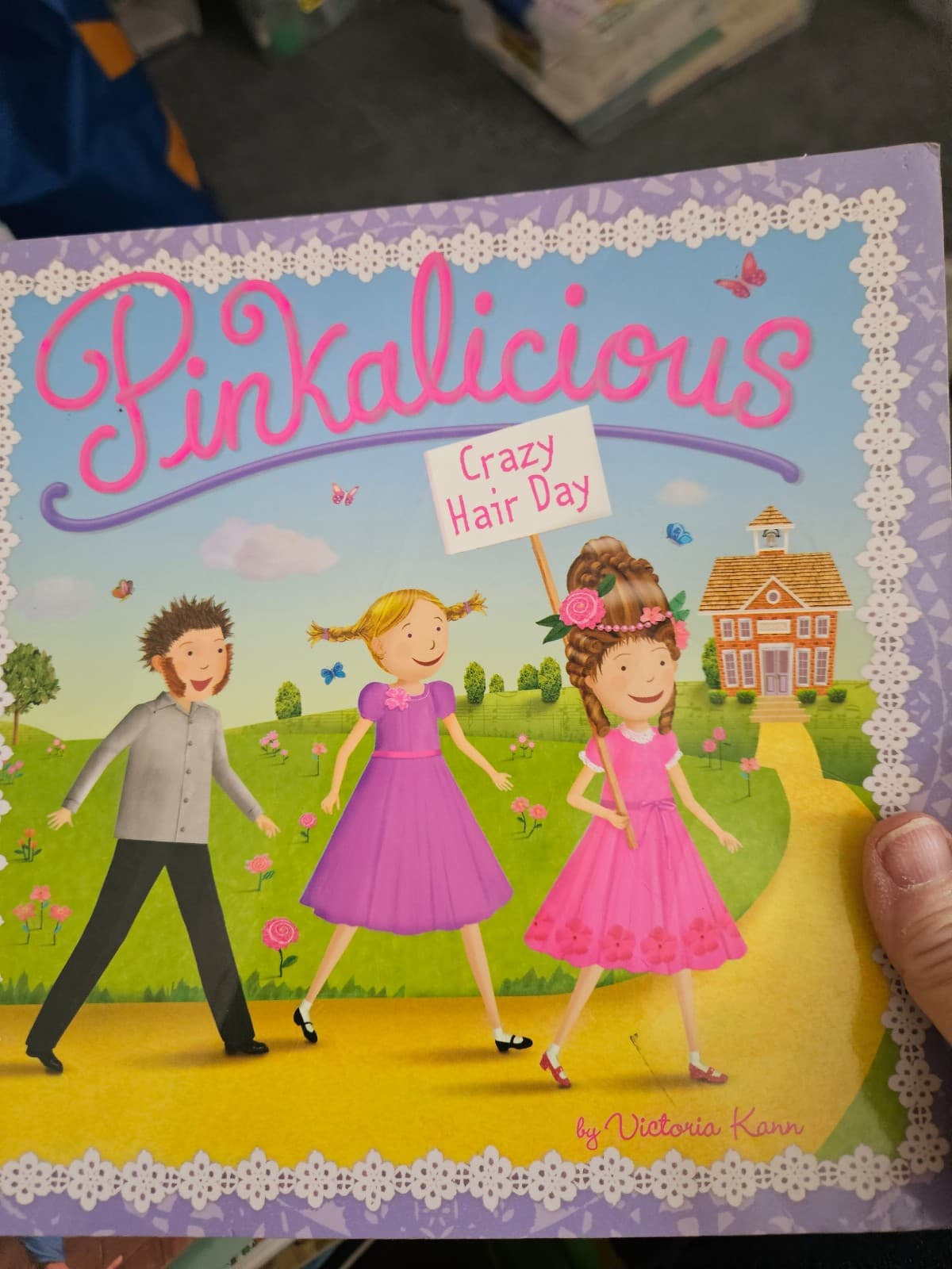 Pinkalicious. Crazy hair day. Buy 3 book listings, get 1 free - Image 1