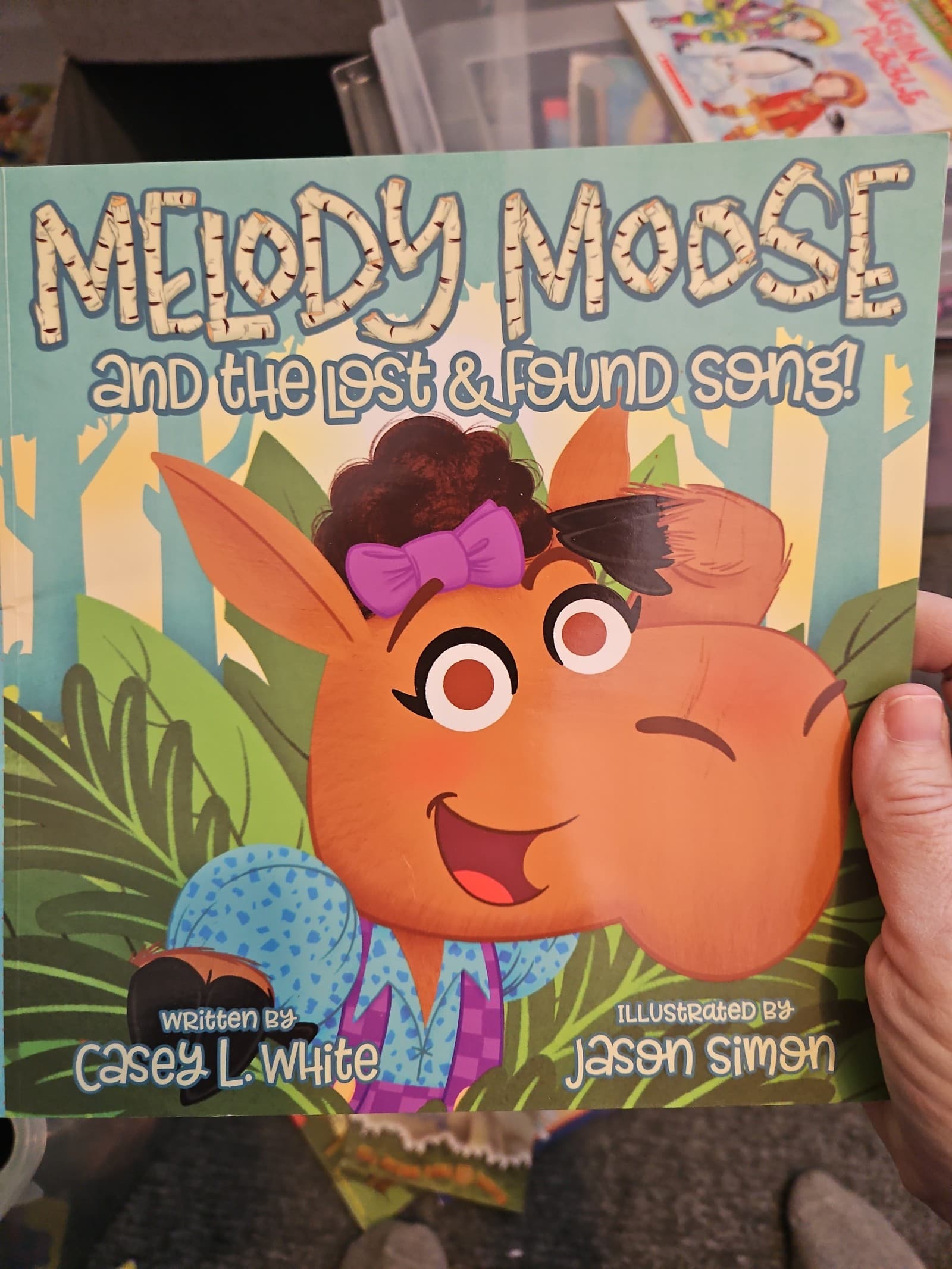 Book. Melody Moose and the lost & found song. Buy 3 books get 1 free - Image 1