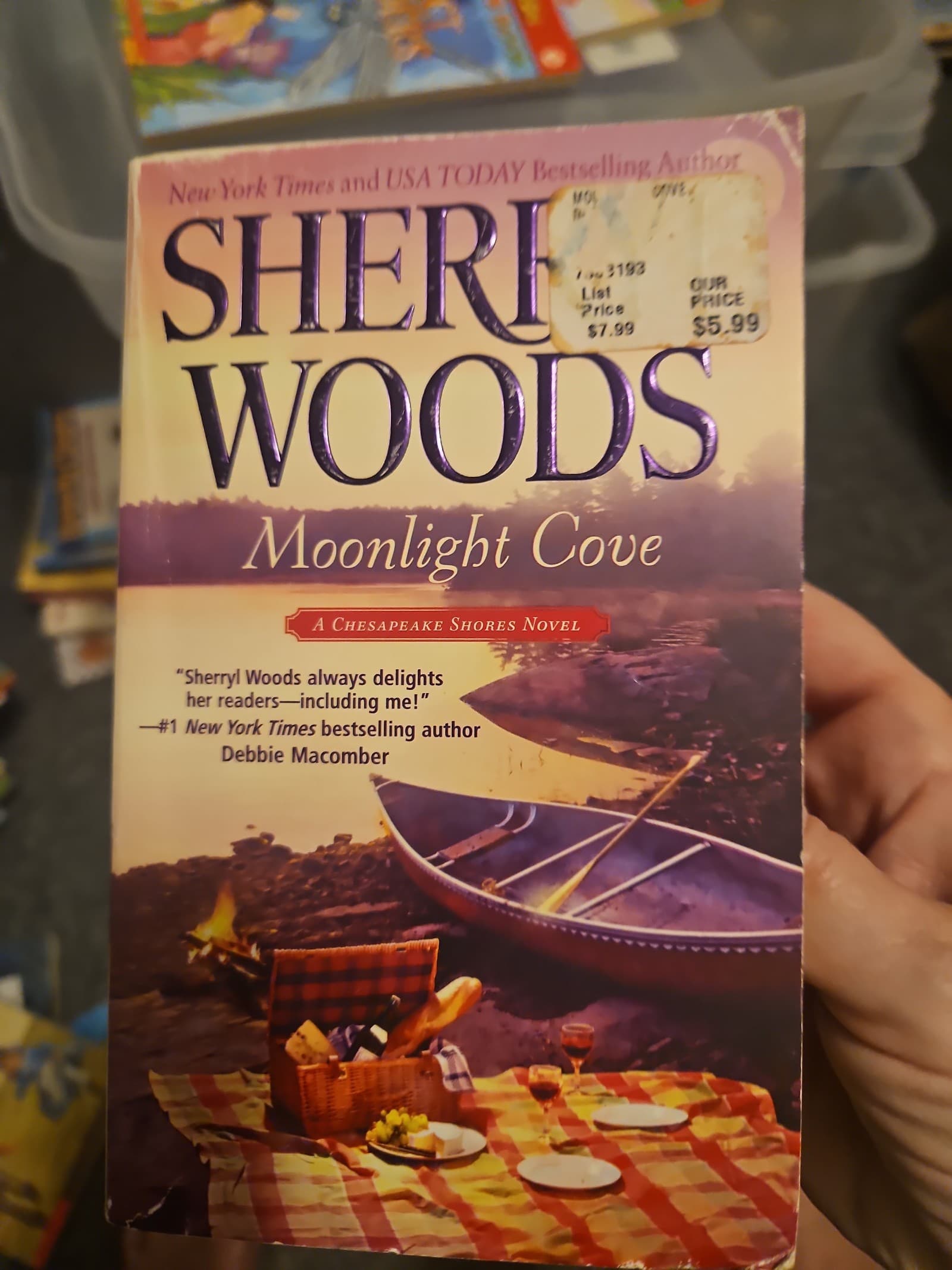Moonlight cove. Sheryl Woods. Buy 3 books get 1 free - Image 1