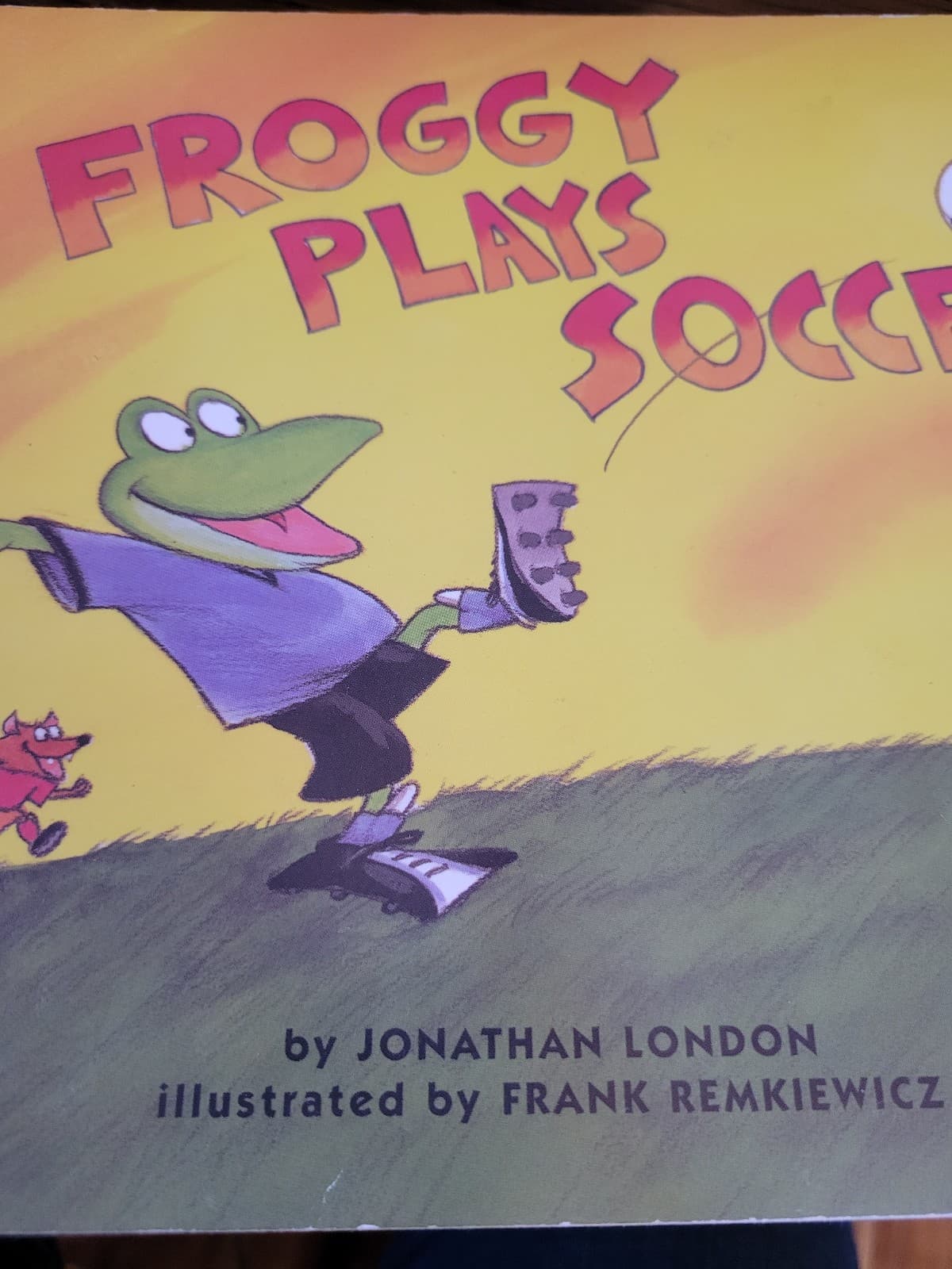 Froggy plays soccer. Book. Buy 3 books get 1 free - Image 1