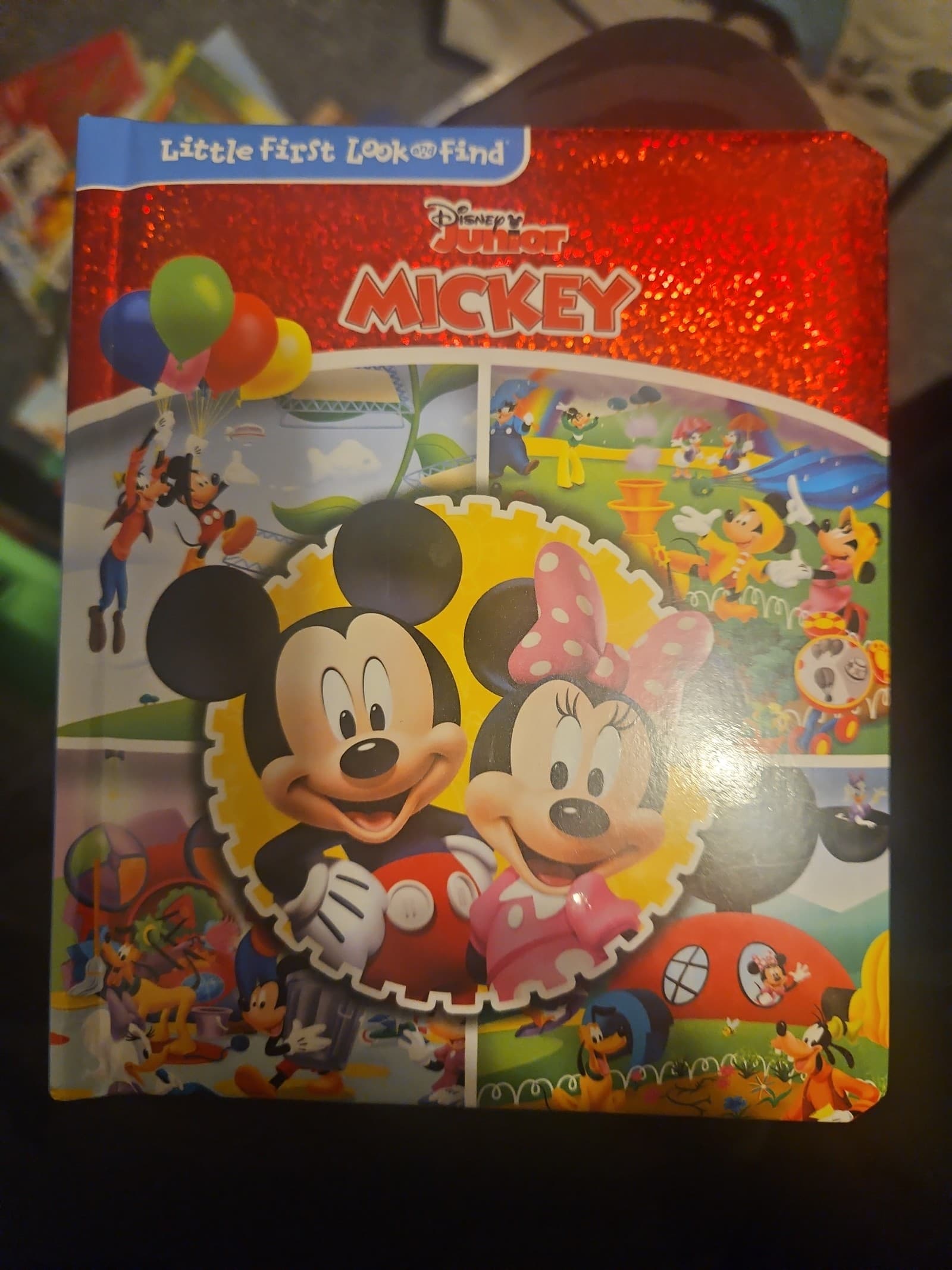 Disney junior mickey . Little first look and find. Board book. Buy 4 books get 1 - Image 1