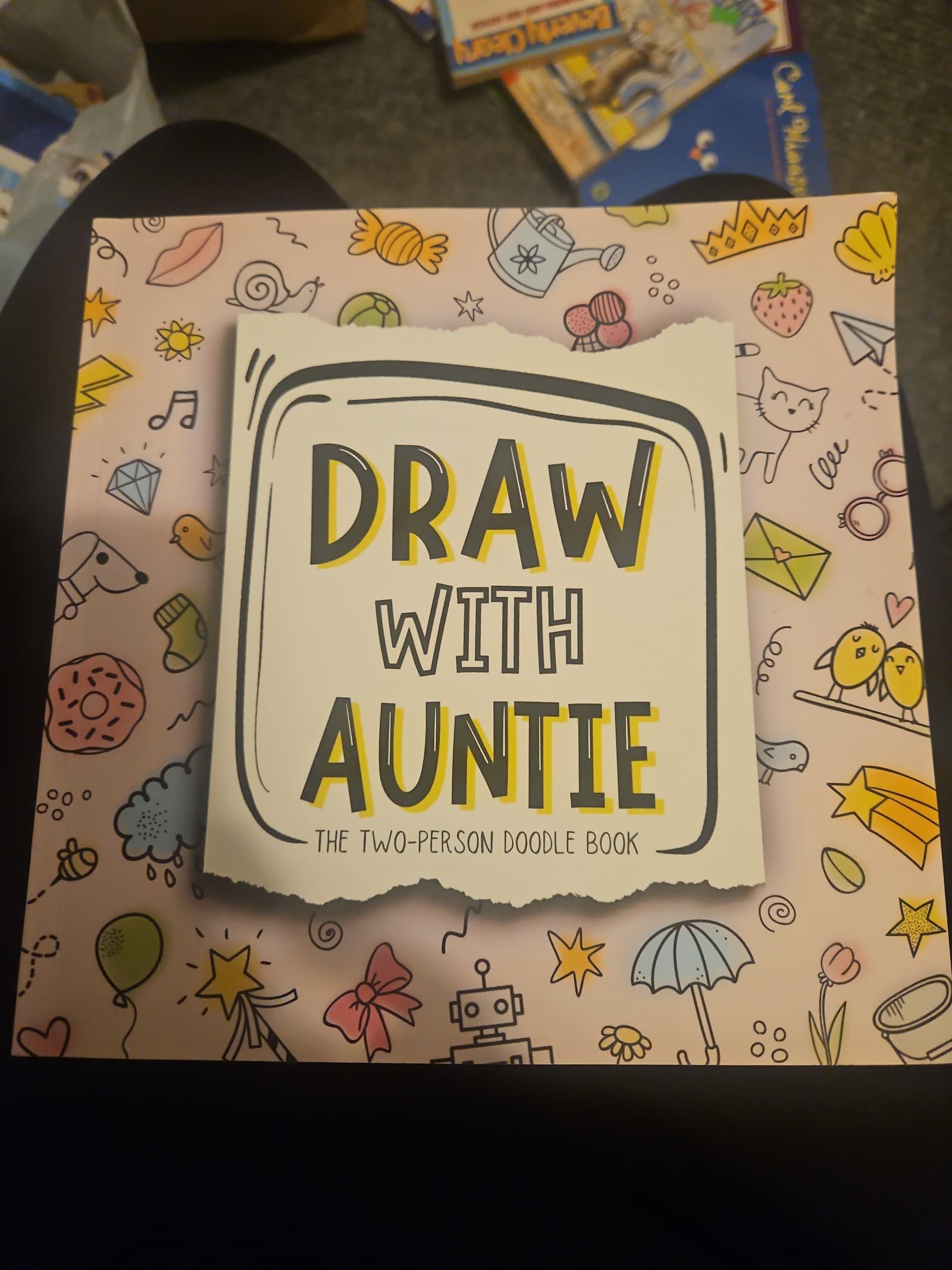 Draw with auntie. 2 person doodle book - Image 1