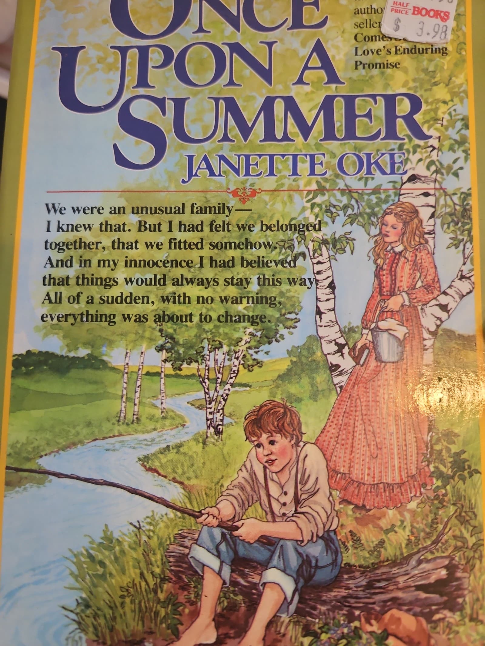 Once upon a summer. Janette oke. Buy 1 adult book get 1 free - Image 1