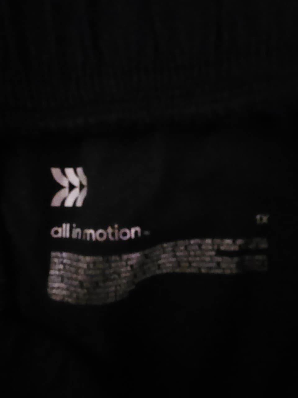 All in motion black athletic shorts 1X - Thumbnail 3