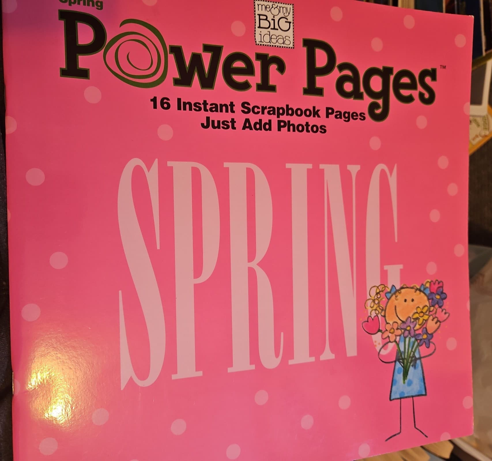 Power pages. Spring. 26 instant scrapbook pages. Just add photos.. new - Image 1