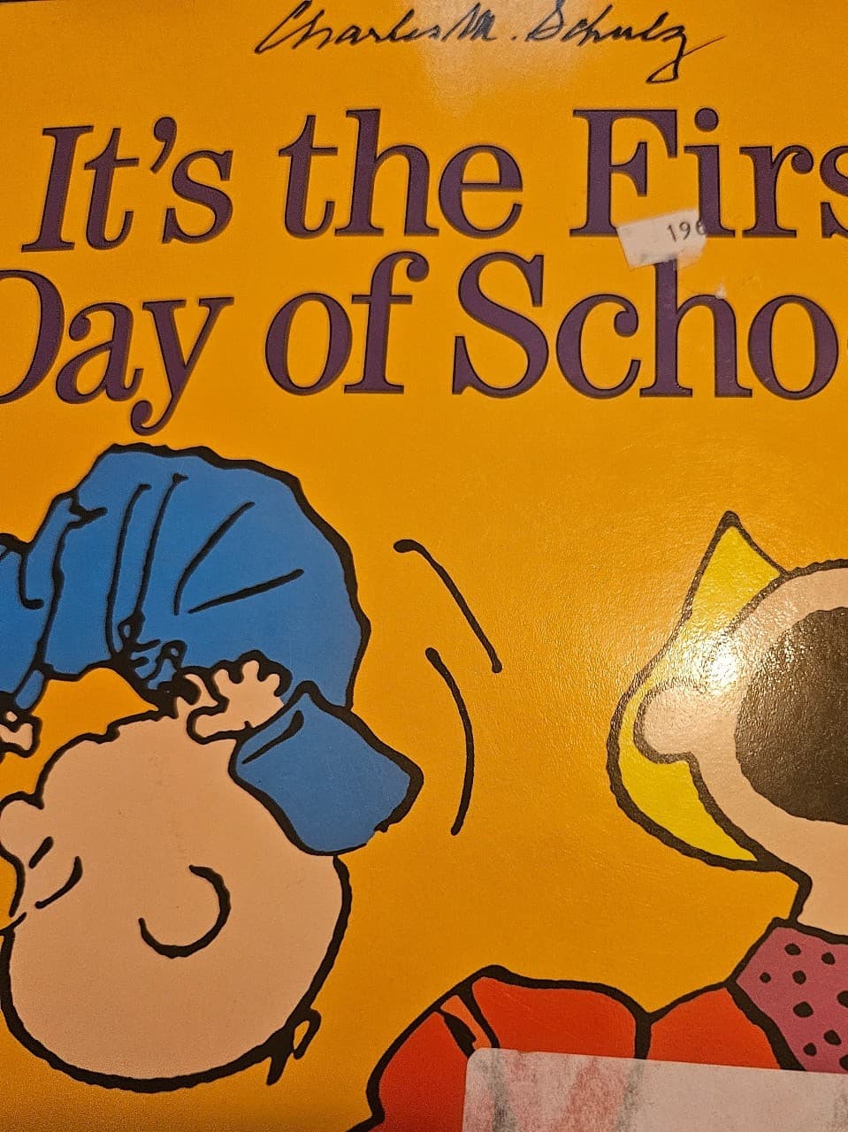 It's the first day of school. Peanuts book by Schultz - Image 1