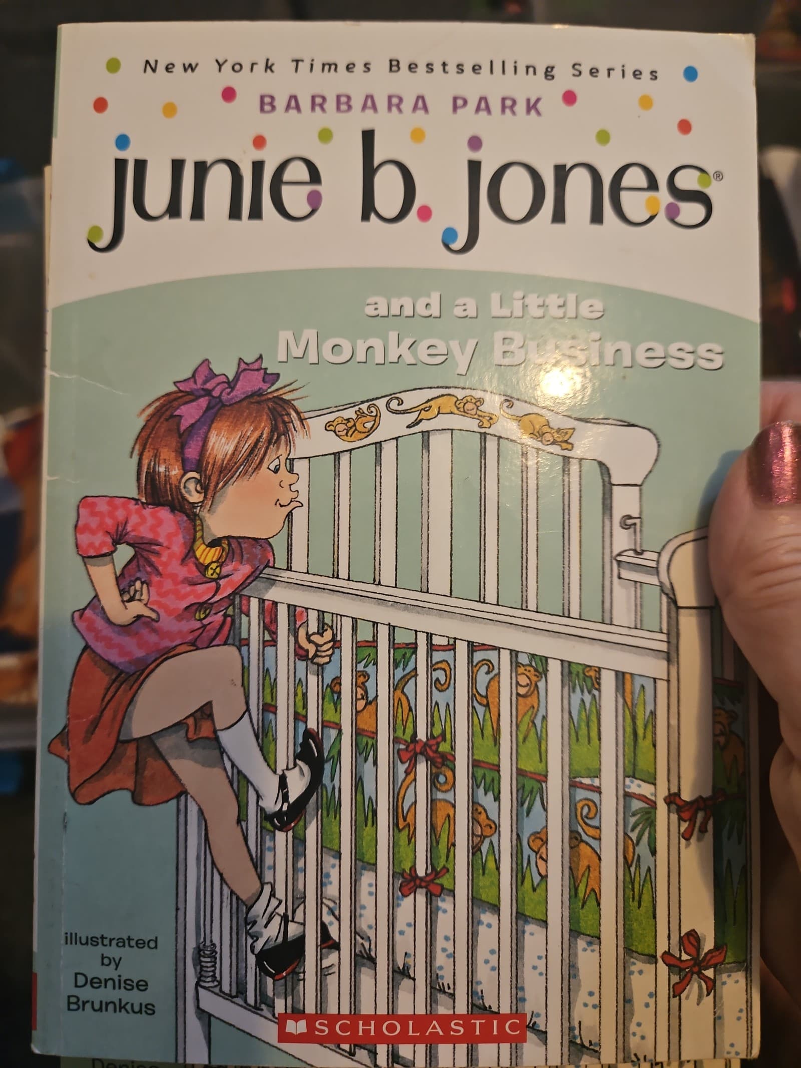 Junie b. Jones and a little monkey business. Buy 3 books get 1 free - Image 1