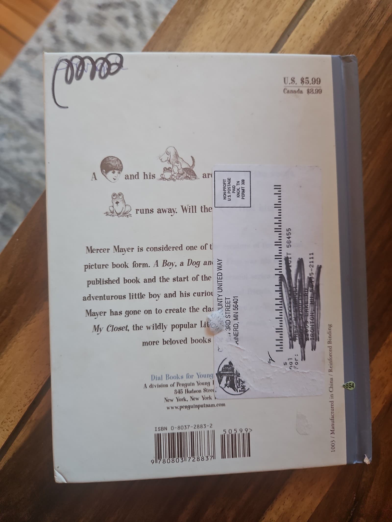 Frog on his own. Hardcover. Mercer mayer. Buy 3 get 1 free. Must get ahold of me - Thumbnail 2