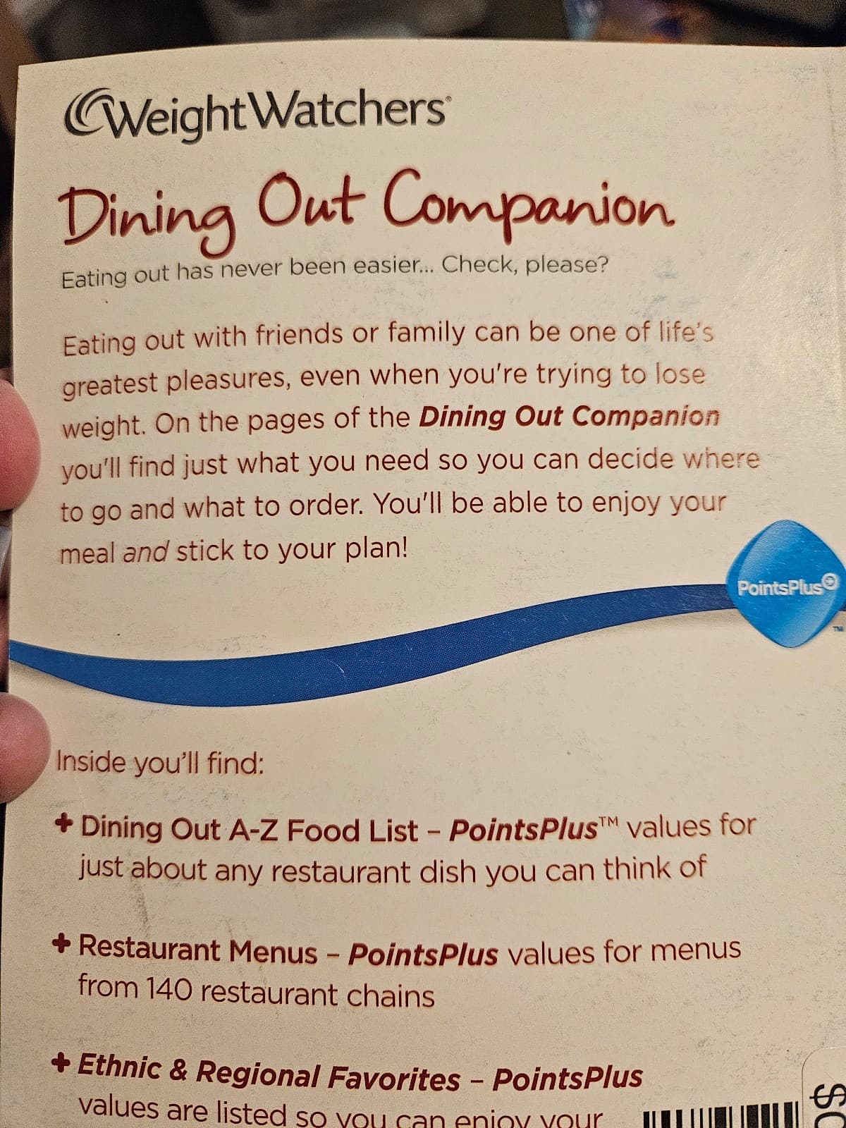 Weight watchers dining out companion - Thumbnail 2