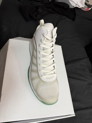 Athletic Propulsion Labs High Top Lace Up Basketball Sneaker White/Green - Image 1