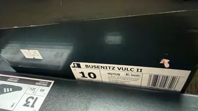 adidas Busenitz Vulc II Low Top Lace Up Men's Skate Sneakers Clear Sky/Gum - Thumbnail 3