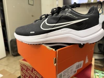 Nike Downshifter 12 Women's Black/White-Smoke Grey Sneakers DD9294-001 - Thumbnail 3