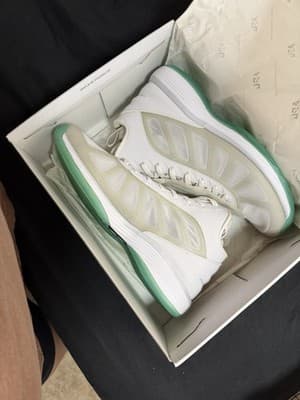 Athletic Propulsion Labs High Top Lace Up Basketball Sneaker White/Green - Thumbnail 3