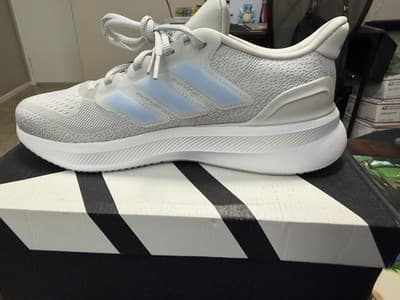 adidas UltraRun 5 J Unisex Kids Lace-Up Low Top Mesh Sneakers US 7 EU40 - Thumbnail 3