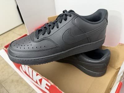 Nike Court Vision Low Black Men's Sneakers Size 10.5 DH2987-002 - Image 1