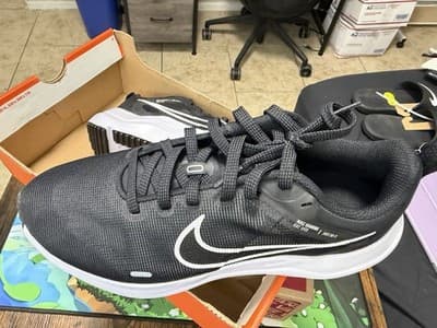 Nike Downshifter 12 Women's Black/White-Smoke Grey Sneakers DD9294-001 - Thumbnail 2