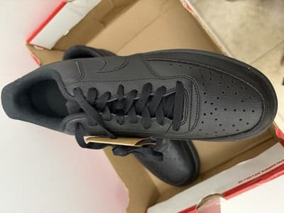 Nike Court Vision Low Black Men's Sneakers Size 10.5 DH2987-002 - Thumbnail 2