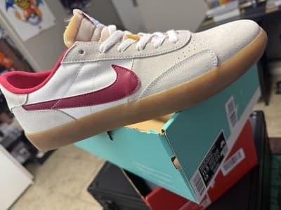 Nike SB Heritage Vulc White Red Skateboarding Shoes Size 11.5 CD5010-100 - Image 1