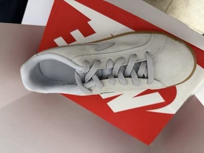 Nike Court Men's Low Top Gray Suede Lace-Up Sneakers Style 916795-001 - Thumbnail 2