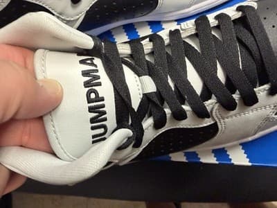 Nike Jumpman Black White High Top Lace Up Men's Athletic Sneaker - Thumbnail 4