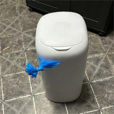 Diaper Genie Classic Diaper Disposal Pail White - Image 1