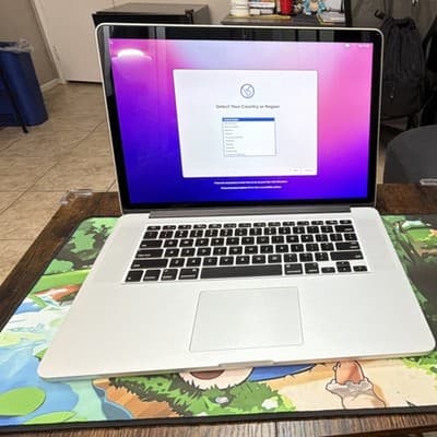 Apple MacBook Pro 15-inch Silver Laptop Backlit Keyboard Webcam Wi-Fi USB HDMI - Image 1