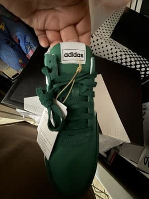 adidas Run 60s 2.0 Low Top Lace Up Men's Athletic Sneakers Green/White - Thumbnail 2