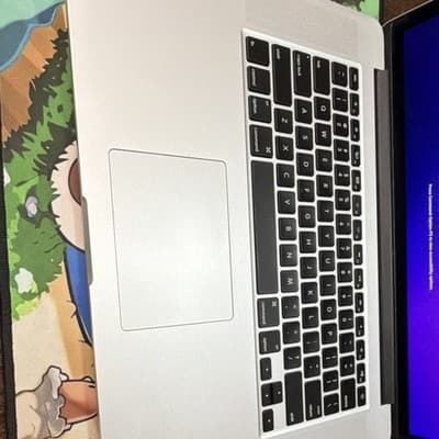 Apple MacBook Pro 15-inch Silver Laptop Backlit Keyboard Webcam Wi-Fi USB HDMI - Thumbnail 2