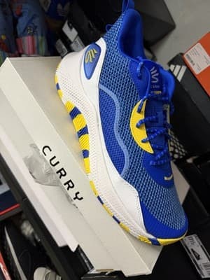 Under Armour Curry 3Zer0 24 Warriors Low Top Lace Up Basketball 3027626-400 - Image 1