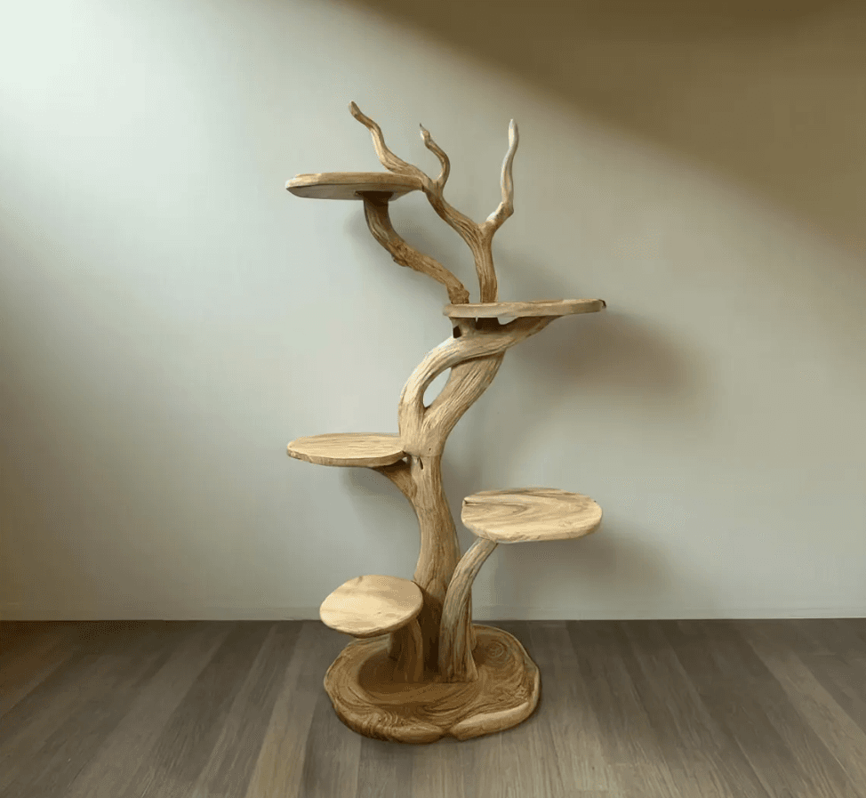 Wooden Cat Tower Cat Tree Pet Furniture For Home Decor
