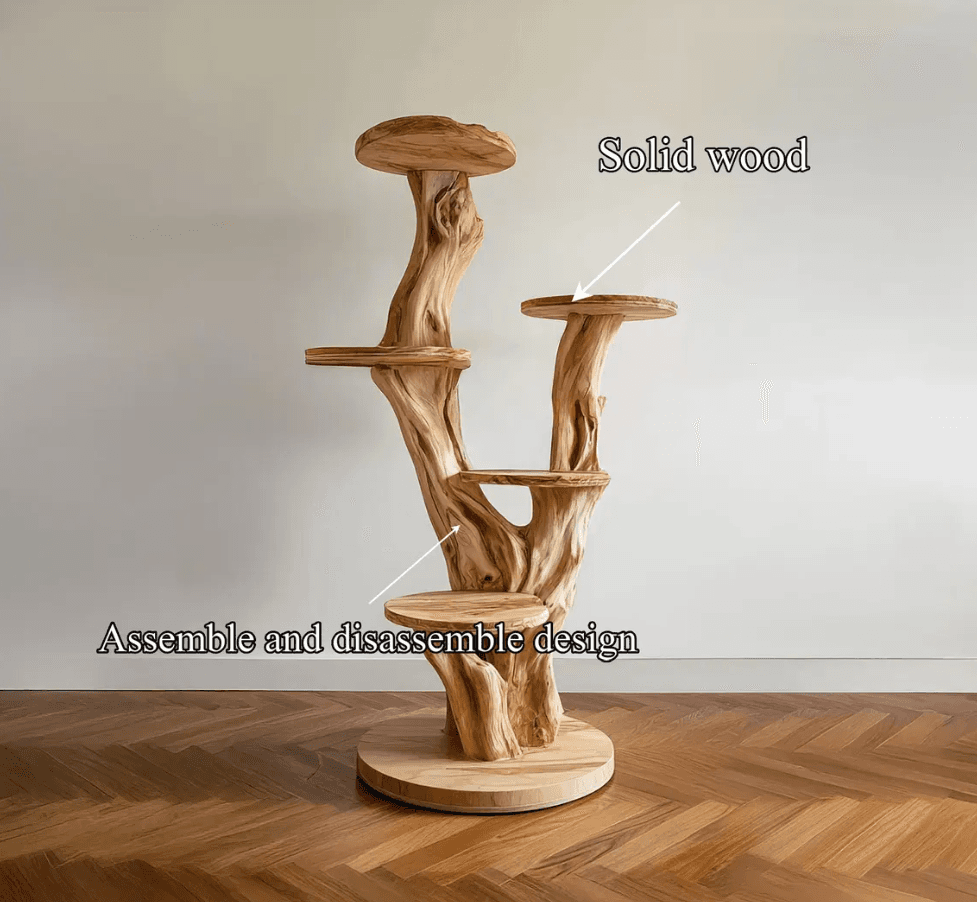 Cat Tower Cat Climbing Shelves Pet House Indoor Cat Furniture For Home Decor - Thumbnail 5
