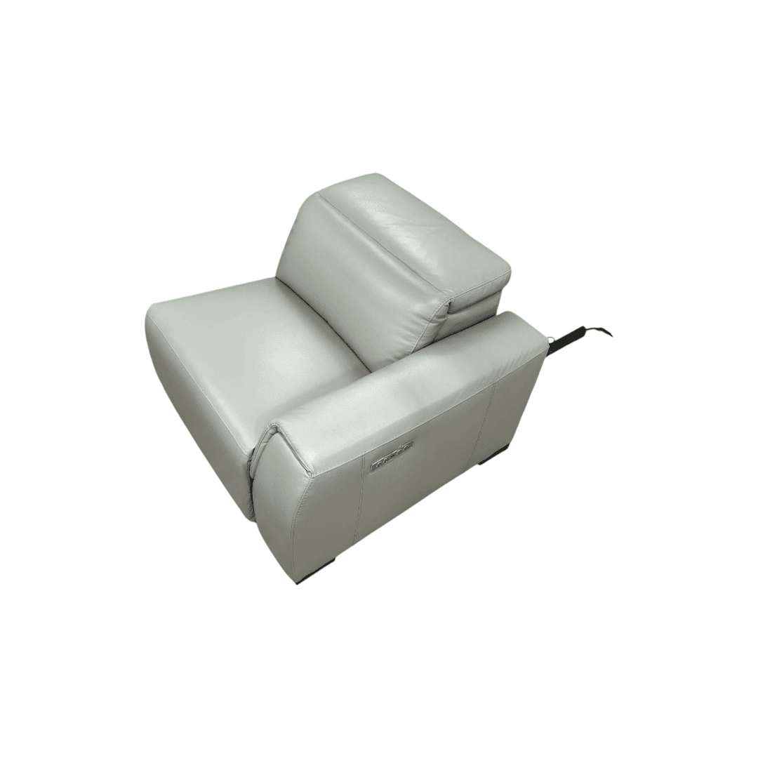 Wade Logan Thea Genuine Leather Power Reclining Chair - Thumbnail 6