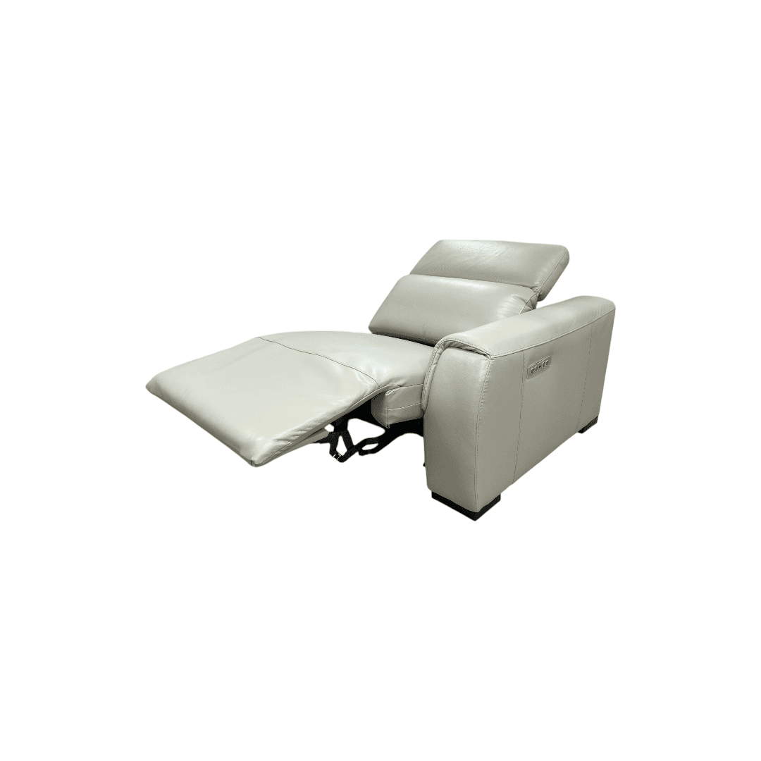 Wade Logan Thea Genuine Leather Power Reclining Chair - Thumbnail 18
