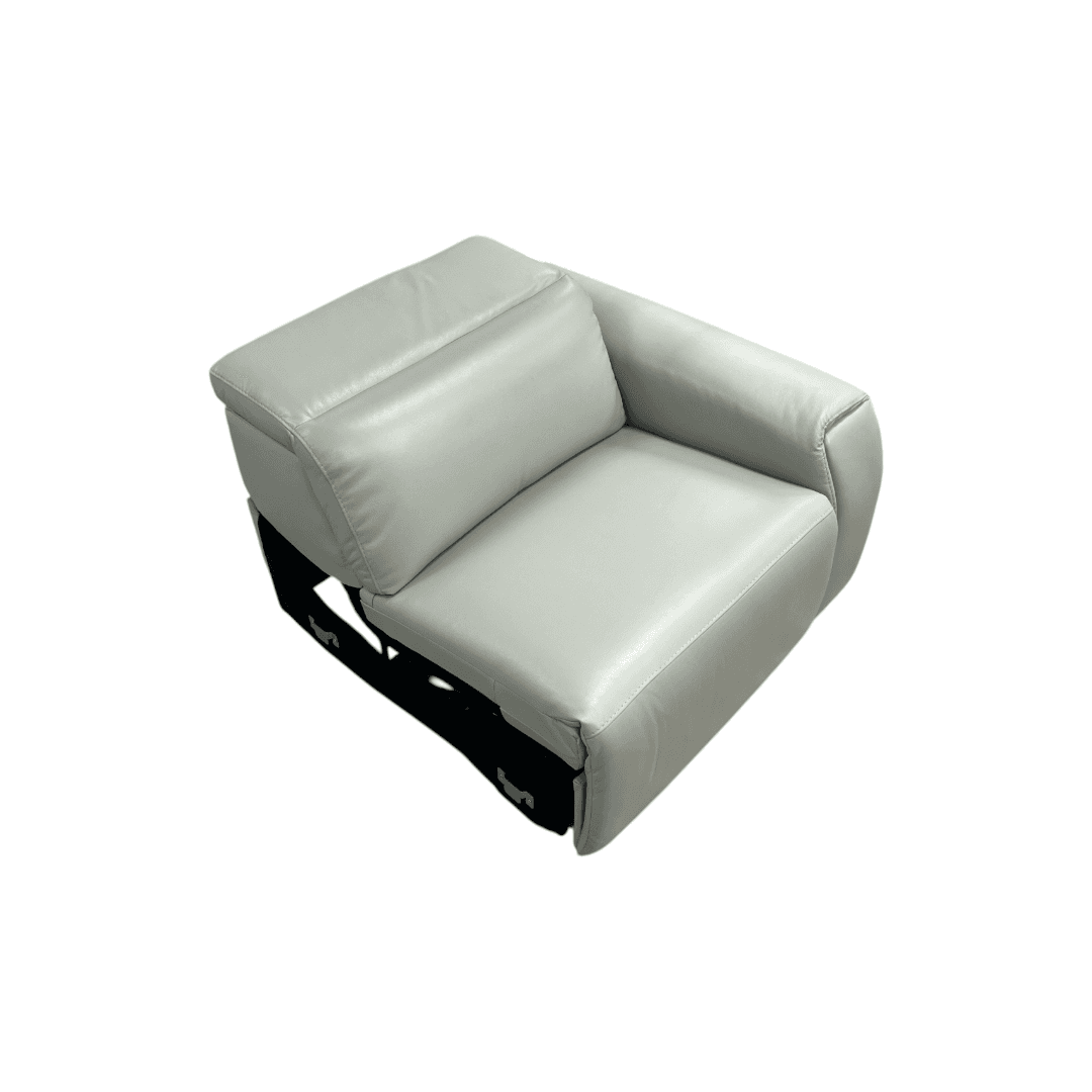 Wade Logan Thea Genuine Leather Power Reclining Chair - Thumbnail 9