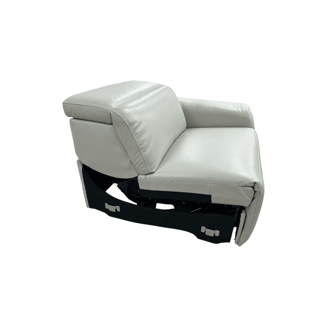 Wade Logan Thea Genuine Leather Power Reclining Chair - Thumbnail 11