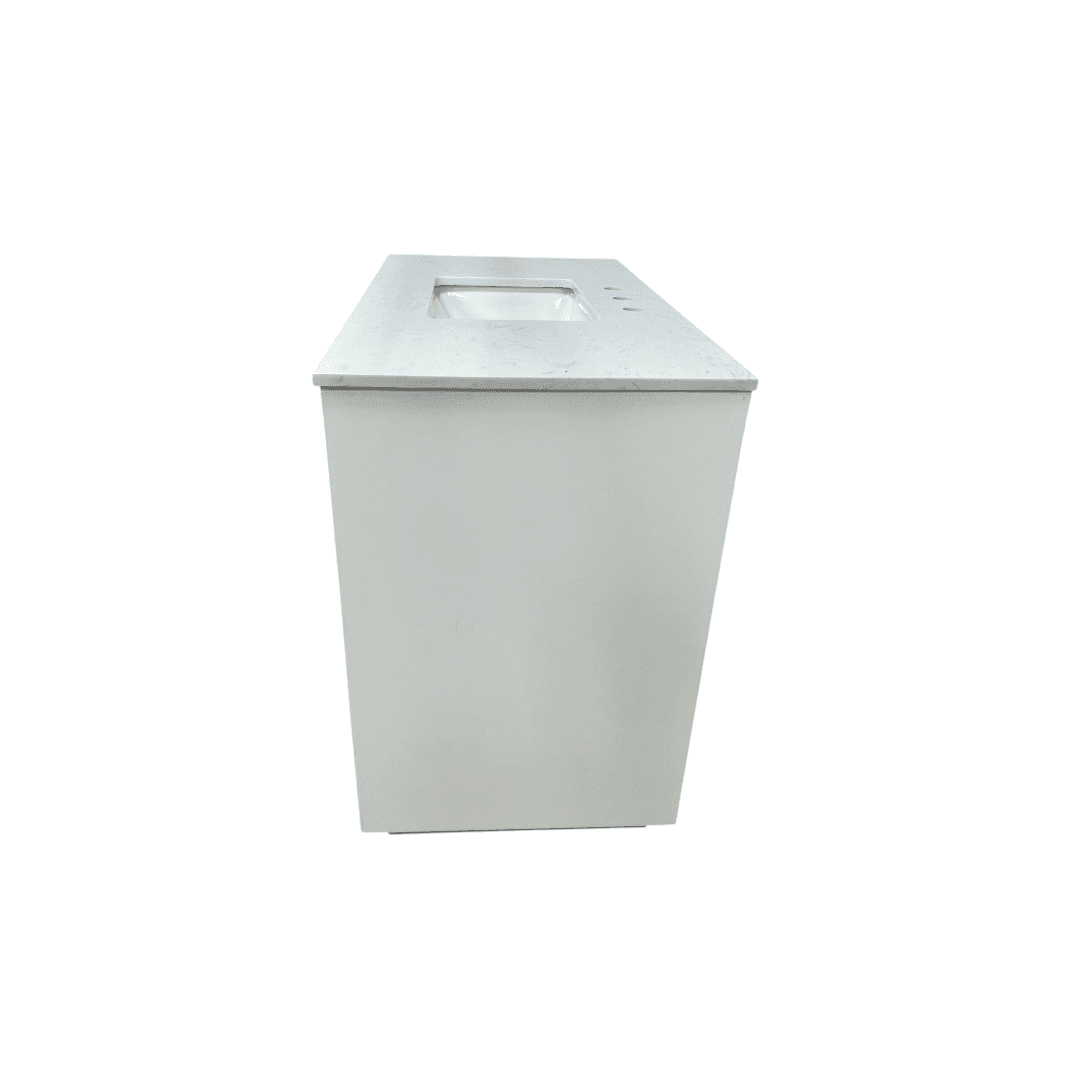 Breakwater Bay Broadlands Single Bathroom Vanity with Engineered Marble Top - Thumbnail 12