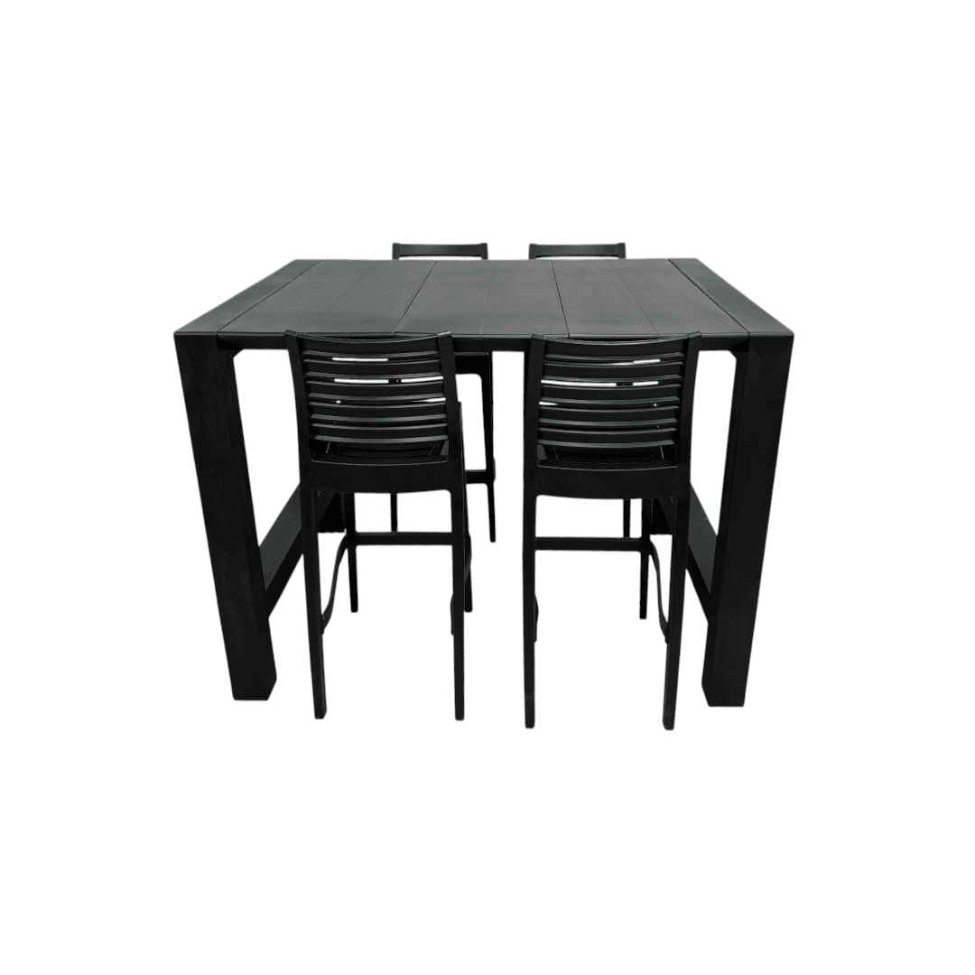 Cozy Days Vegas Ares 5 pc Outdoor Bar Set - Thumbnail 3