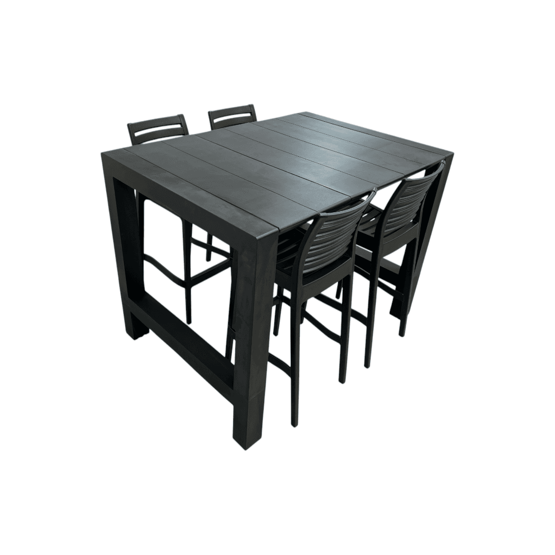 Cozy Days Vegas Ares 5 pc Outdoor Bar Set - Thumbnail 7