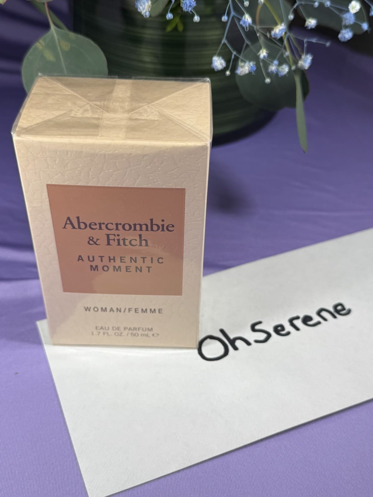 Abercrombie & Fitch Authentic MOMENT Woman Eau de Parfum -1,7 FL OZ - Brand New - Image 1